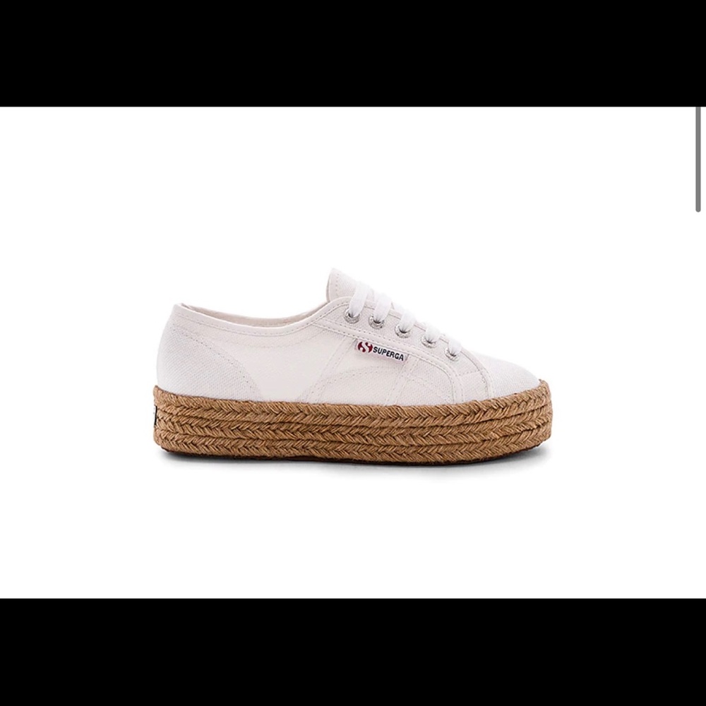 New in box superga platform espadrille.Never worn